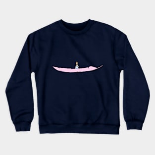 Pastel feather journey Crewneck Sweatshirt